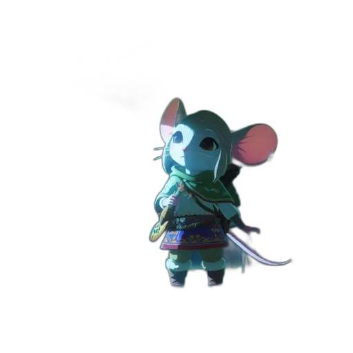 creature, animal, staff, weapon transparent PNG cut-out