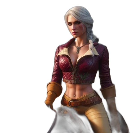 jacket, concept art, fantasy art, 3d render transparent PNG cut-out