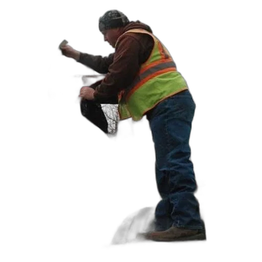 staff, jacket, weapon, shoes transparent PNG cut-out