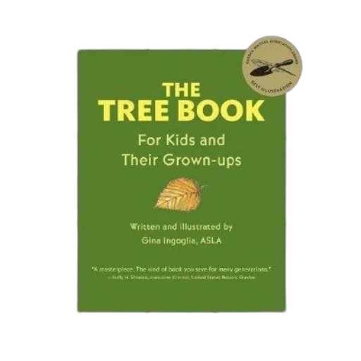 tree, book, kids, their transparent PNG cut-out