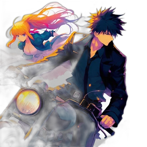concept art, anime, fantasy art, comic book art transparent PNG cut-out