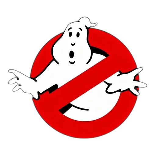 stylized, image, ghostbusters, logo transparent PNG cut-out