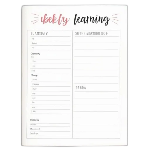 weekly, learning, log, simple transparent PNG cut-out
