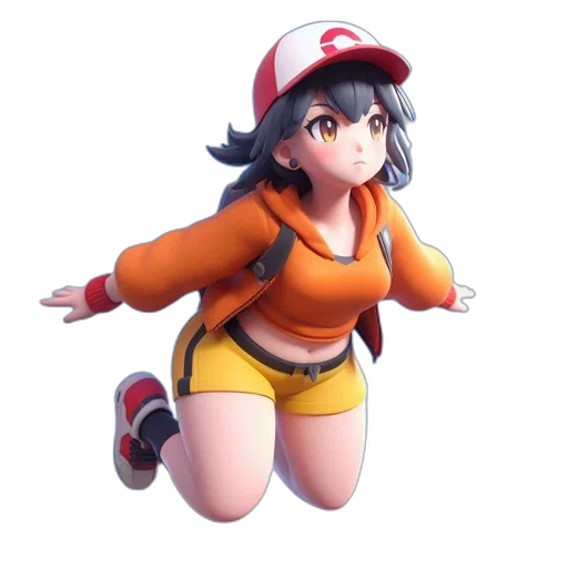 hat, dress, staff, weapon transparent PNG cut-out