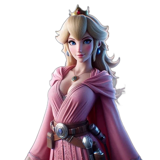 crown, dress, staff, sword transparent PNG cut-out