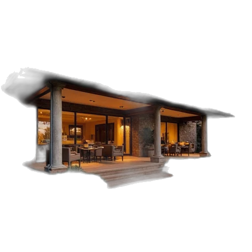 furniture, building, umbrella, food transparent PNG cut-out