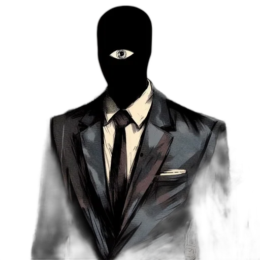mask, jacket, face, staff transparent PNG cut-out