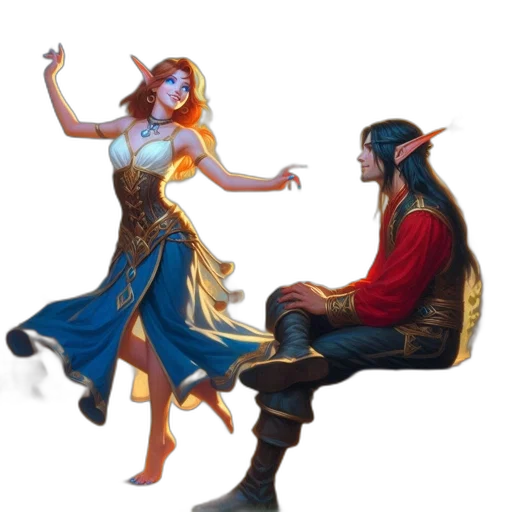 concept art, fantasy art, pixel art, comic book art transparent PNG cut-out