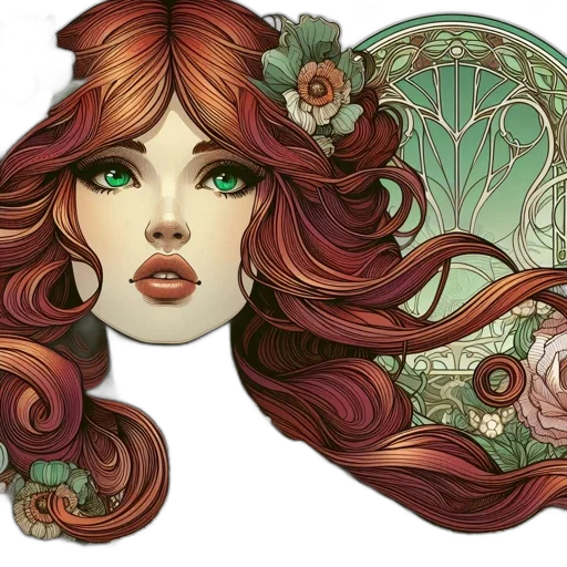 fantasy art, concept art, comic book art, photorealistic transparent PNG cut-out