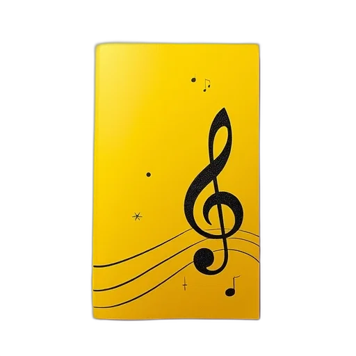 brochure, says, art, music transparent PNG cut-out