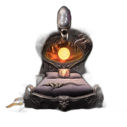 staff, crown, furniture, robot transparent PNG cut-out