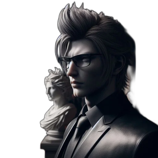 face, staff, mask, jacket transparent PNG cut-out