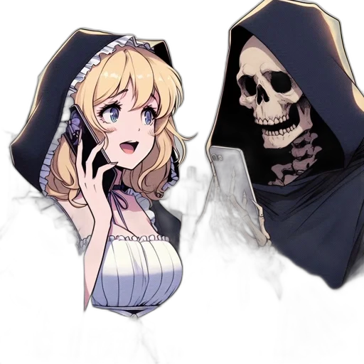 mask, dress, weapon, crown transparent PNG cut-out