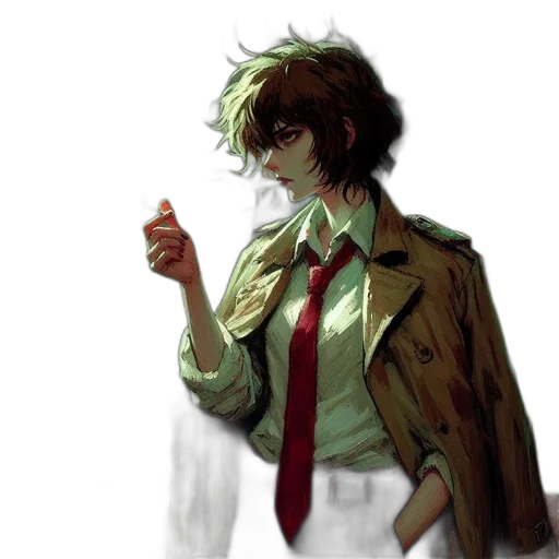 jacket, staff, face, mask transparent PNG cut-out