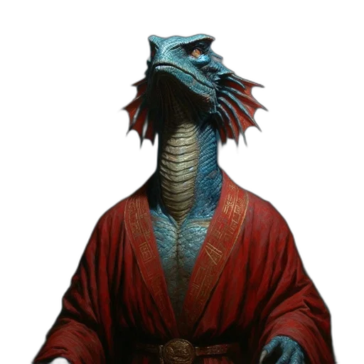 dragon, staff, creature, mask transparent PNG cut-out