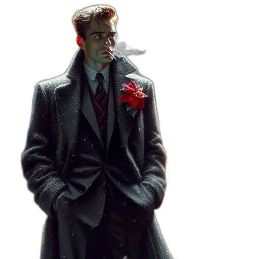 jacket, concept art, comic book art, photorealistic transparent PNG cut-out