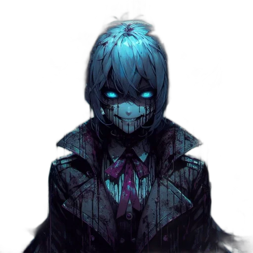 mask, face, jacket, creature transparent PNG cut-out