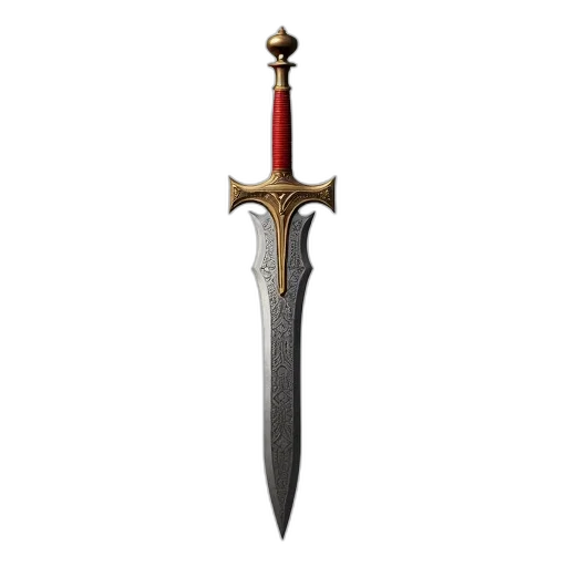 sword, weapon, staff, jewelry transparent PNG cut-out