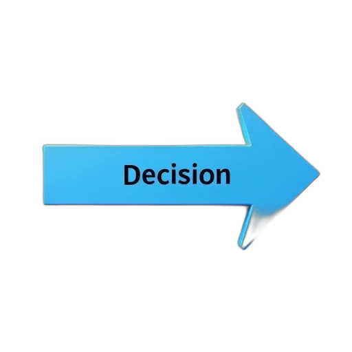 blue, arrow, pointing, towards transparent PNG cut-out