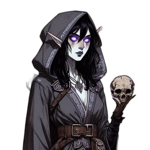 staff, jacket, mask, fantasy art transparent PNG cut-out