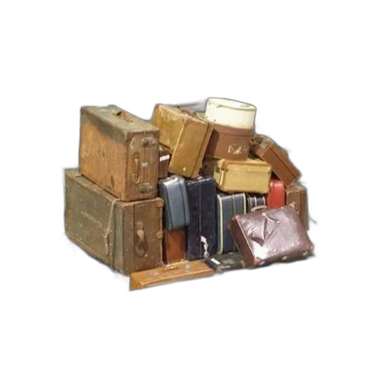 furniture, 3d render, earth tones, pile transparent PNG cut-out