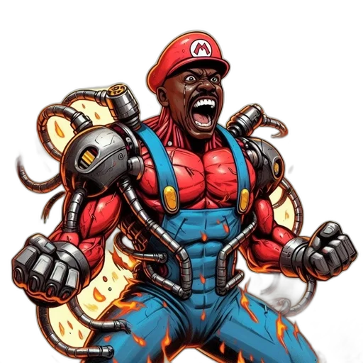 comic book art, concept art, pixel art, cartoon transparent PNG cut-out