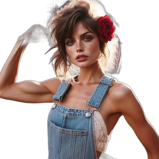 dress, photorealistic, concept art, young transparent PNG cut-out