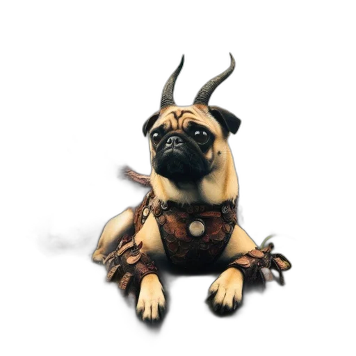 animal, dragon, creature, staff transparent PNG cut-out
