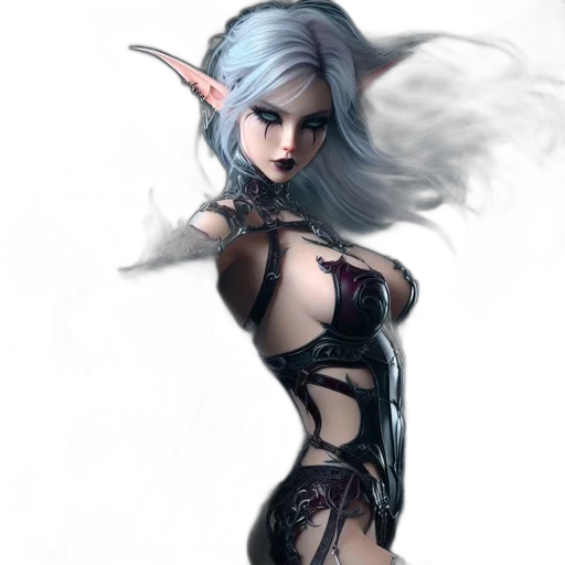 staff, dragon, dress, fantasy art transparent PNG cut-out