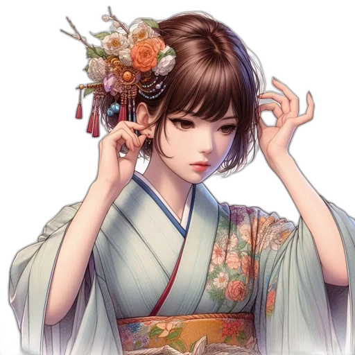 staff, jewelry, face, dress transparent PNG cut-out