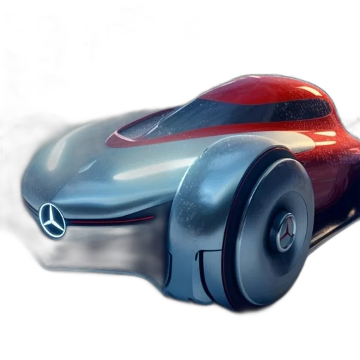 car, 3d render, concept art, photorealistic transparent PNG cut-out