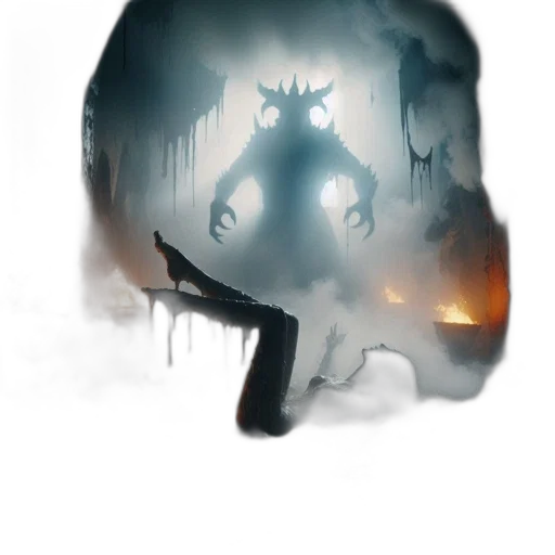 mask, creature, weapon, face transparent PNG cut-out
