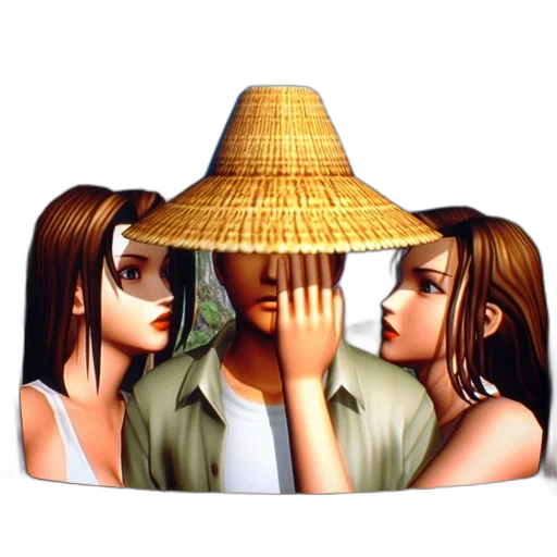 hat, mask, umbrella, face transparent PNG cut-out