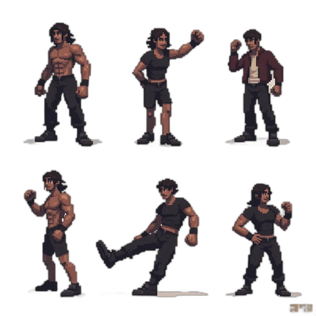 pixel art, concept art, 3d render, comic book art transparent PNG cut-out
