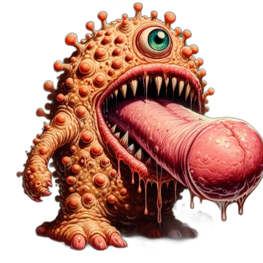 creature, robot, face, animal transparent PNG cut-out