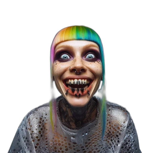 creature, face, mask, animal transparent PNG cut-out
