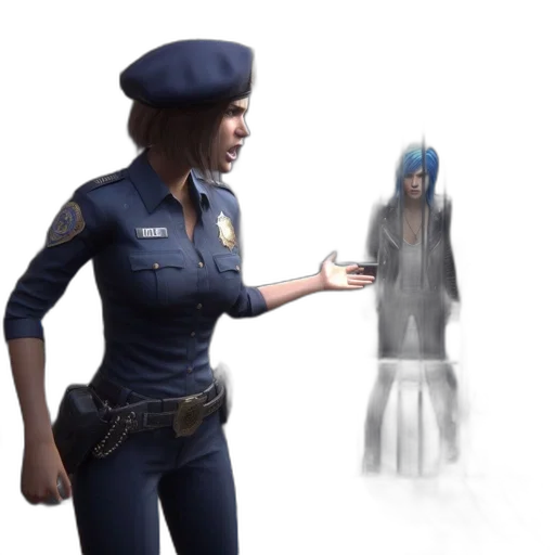 staff, weapon, robot, jacket transparent PNG cut-out