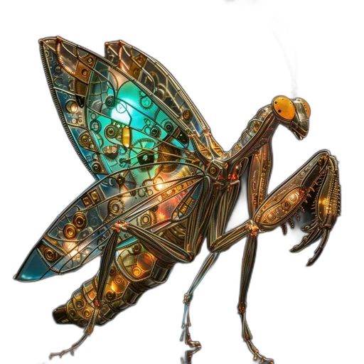 robot, creature, animal, dragon transparent PNG cut-out