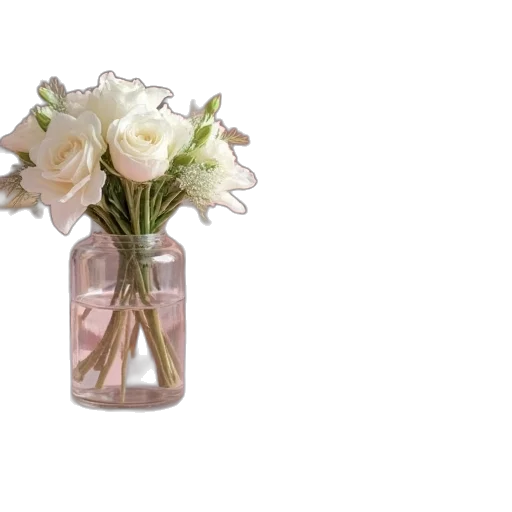 bottle, flower, jewelry, crown transparent PNG cut-out