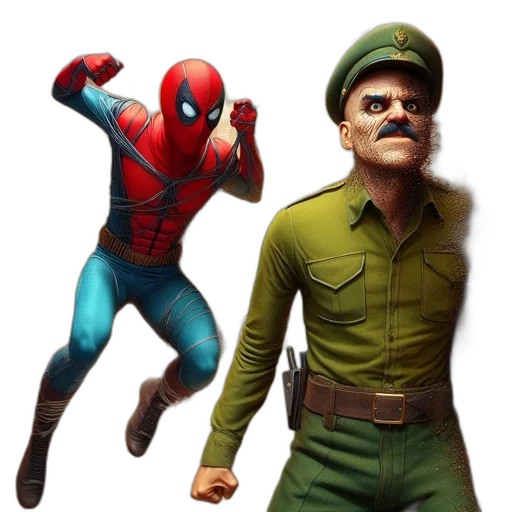 concept art, comic book art, 3d render, pixel art transparent PNG cut-out