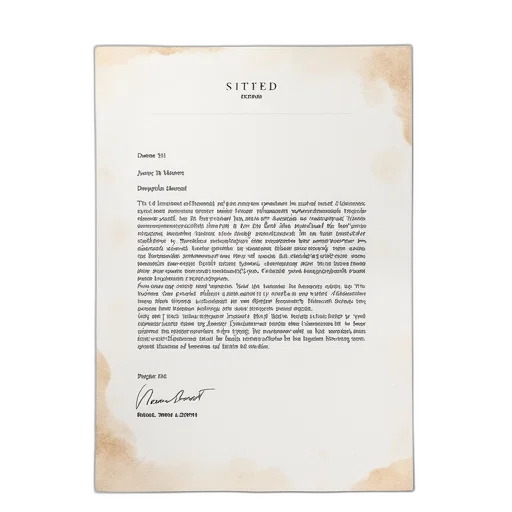 sample, letter, business, associate transparent PNG cut-out