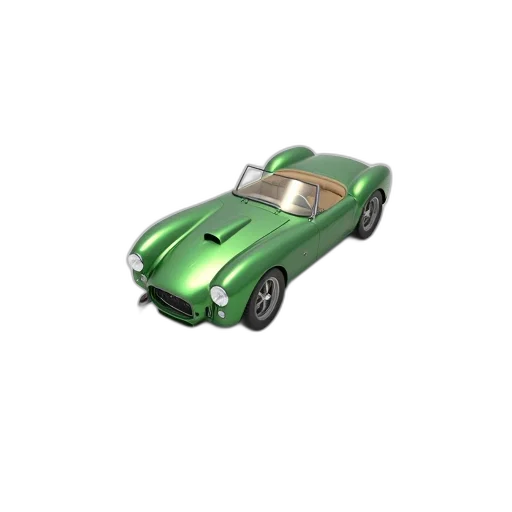 car, 3d render, concept art, green transparent PNG cut-out