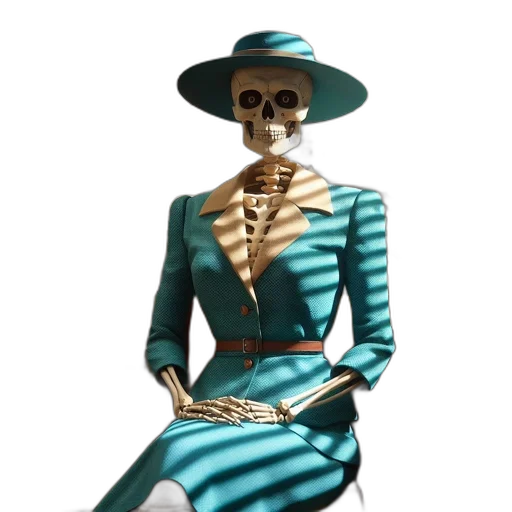 dress, jewelry, staff, robot transparent PNG cut-out