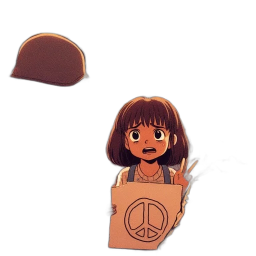 concept art, cartoon, anime, watercolor transparent PNG cut-out
