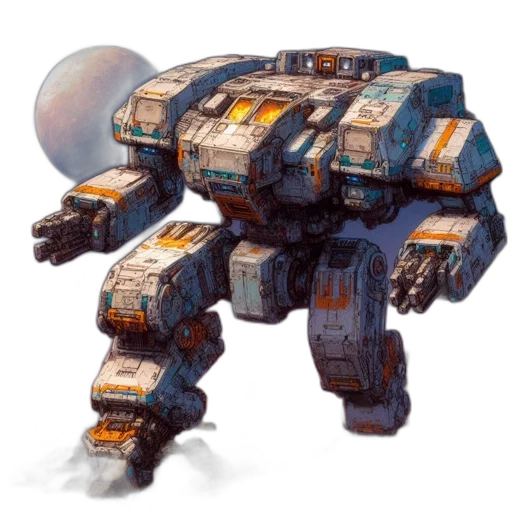 robot, weapon, creature, concept art transparent PNG cut-out