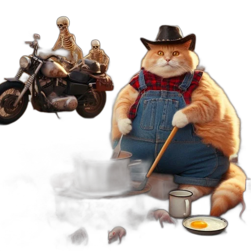 animal, food, hat, concept art transparent PNG cut-out