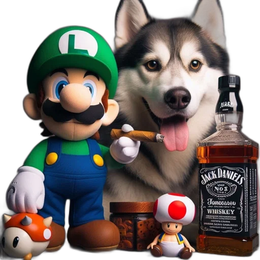 animal, bottle, hat, food transparent PNG cut-out