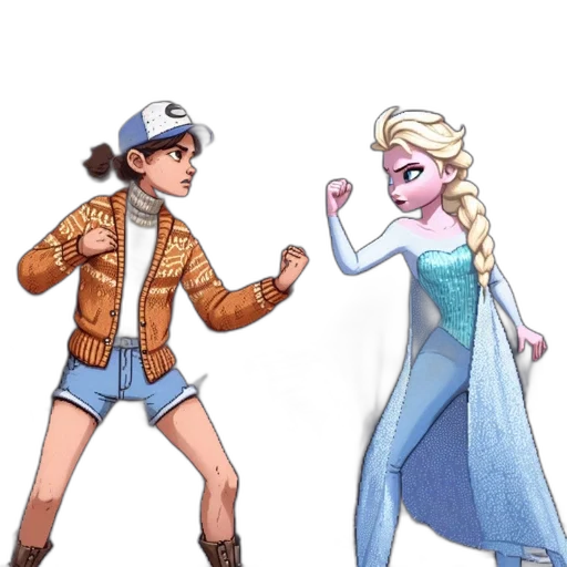concept art, pixel art, cartoon, fantasy art transparent PNG cut-out