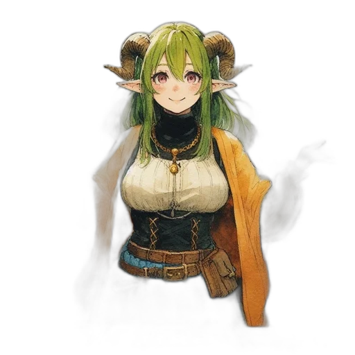 dragon, staff, mask, jacket transparent PNG cut-out