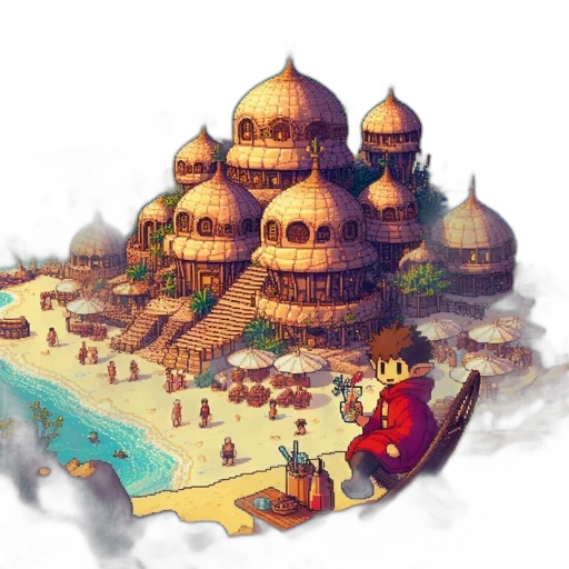 concept art, fantasy art, pixel art, 3d render transparent PNG cut-out